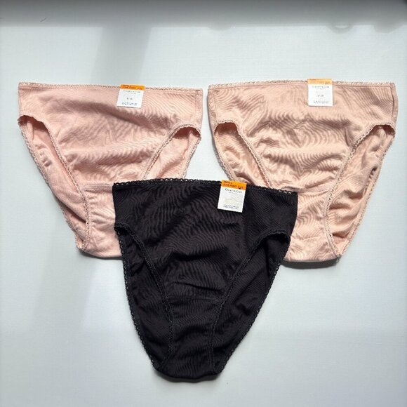 Charter Club Women's Size S 100% Cotton 3 Pack of Brief Underwear Mix NWT L4 - Picture 14 of 15